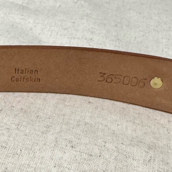Laura Biagiotti Vintage Italian Cowhide Belt - Picture 8 of 10
